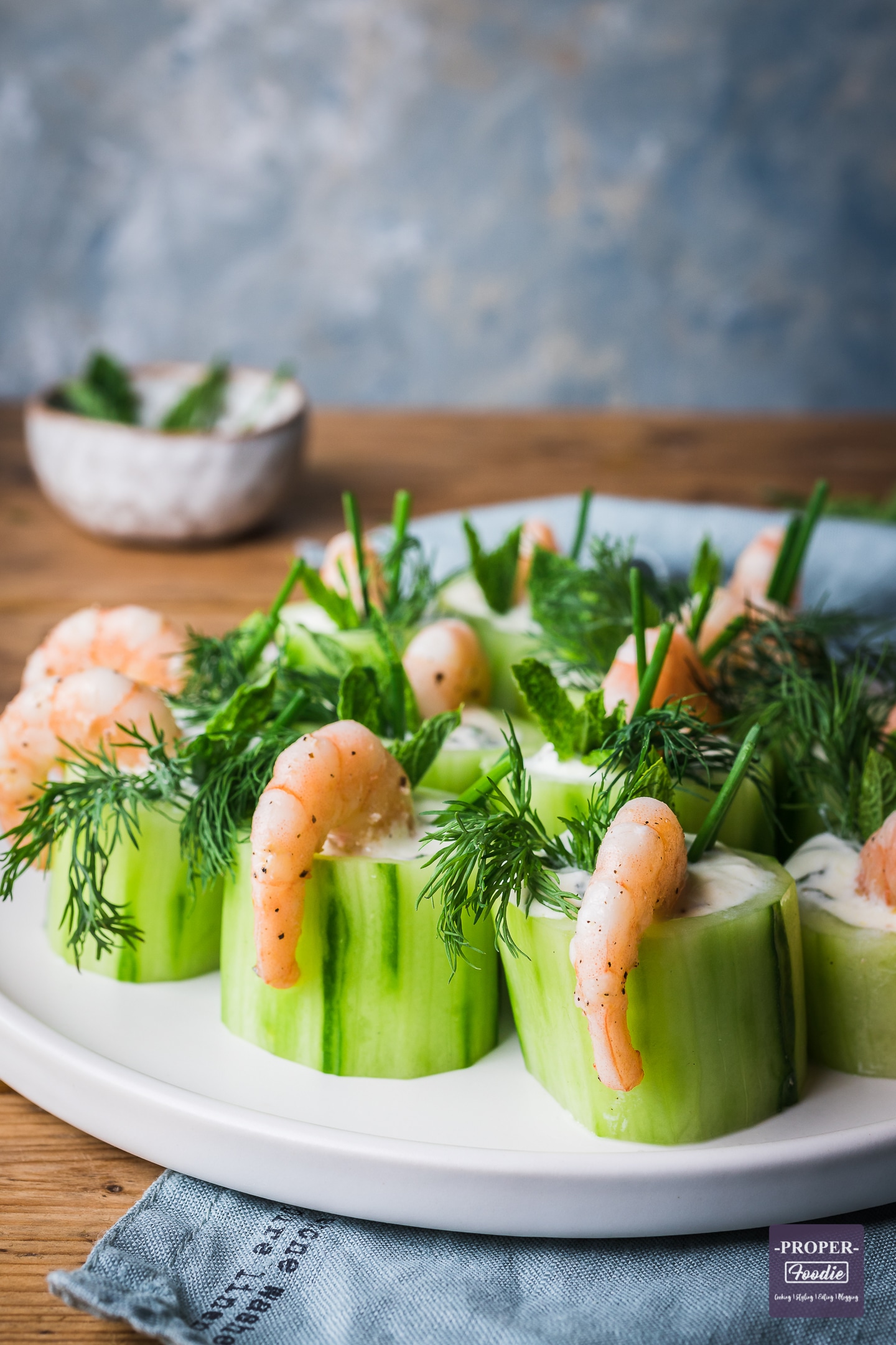 cucumber and prawns cucumber and prawns