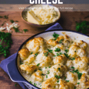 Creamy cauliflower cheese recipe baked to perfection. One of the best side dishes to serve up with any meal, particularly a Sunday roast.
